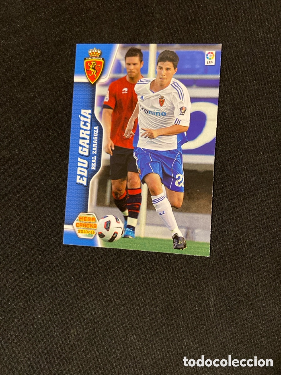 Cartes &agrave; collectionner de Football: EDU GARCIA 356 BIS (ZARAGOZA) PANINI MEGACRACKS 2010-2011 10 11 CROMO CARTA M-6