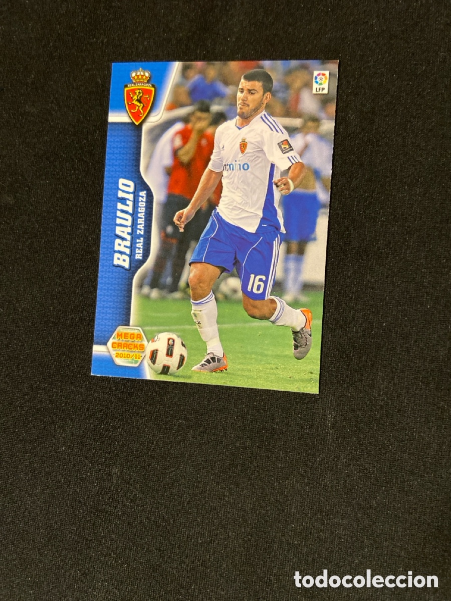 Fu&szlig;ball-Sticker: BRAULIO 357 BIS (ZARAGOZA) PANINI MEGACRACKS 2010-2011 10 11 CROMO CARTA M-6