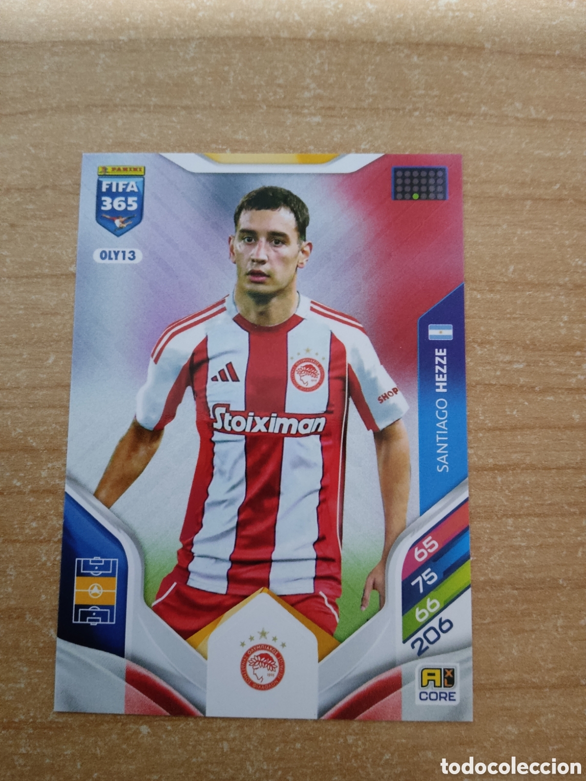 Cromos de f&uacute;tbol: 13 HEZZE OLYMPIACOS FIFA 365 ADRENALYN 2026
