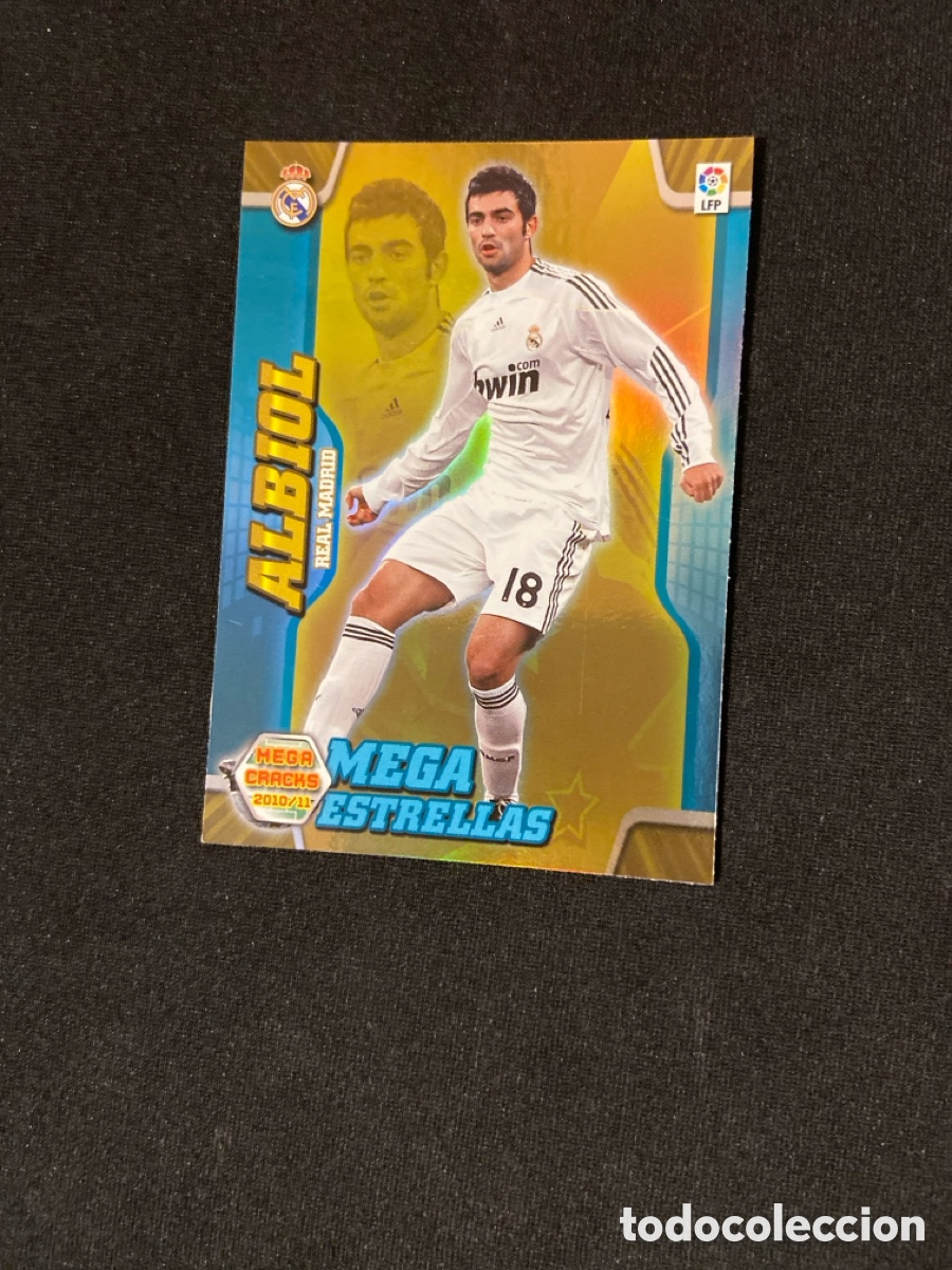 Cromos de f&uacute;tbol: ALBIOL 369 ESTRELLAS (REAL MADRID)