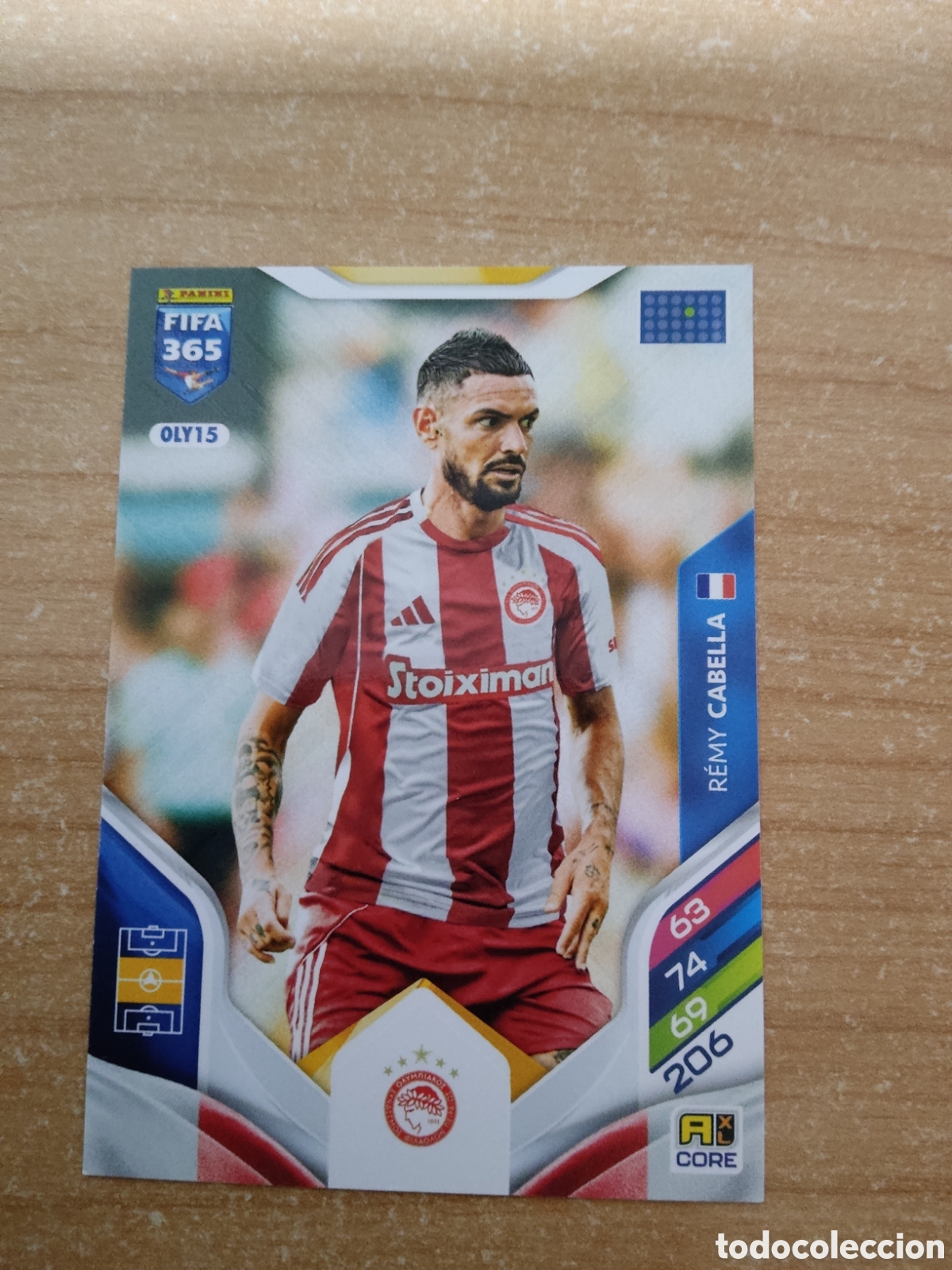 Cromos de f&uacute;tbol: 15 CABELLA OLYMPIACOS FIFA 365 ADRENALYN 2026