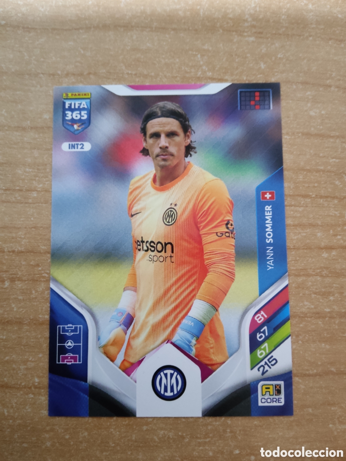 Cromos de f&uacute;tbol: 2 YANN SOMMER INTER MILAN FIFA 365 ADRENALYN 2026