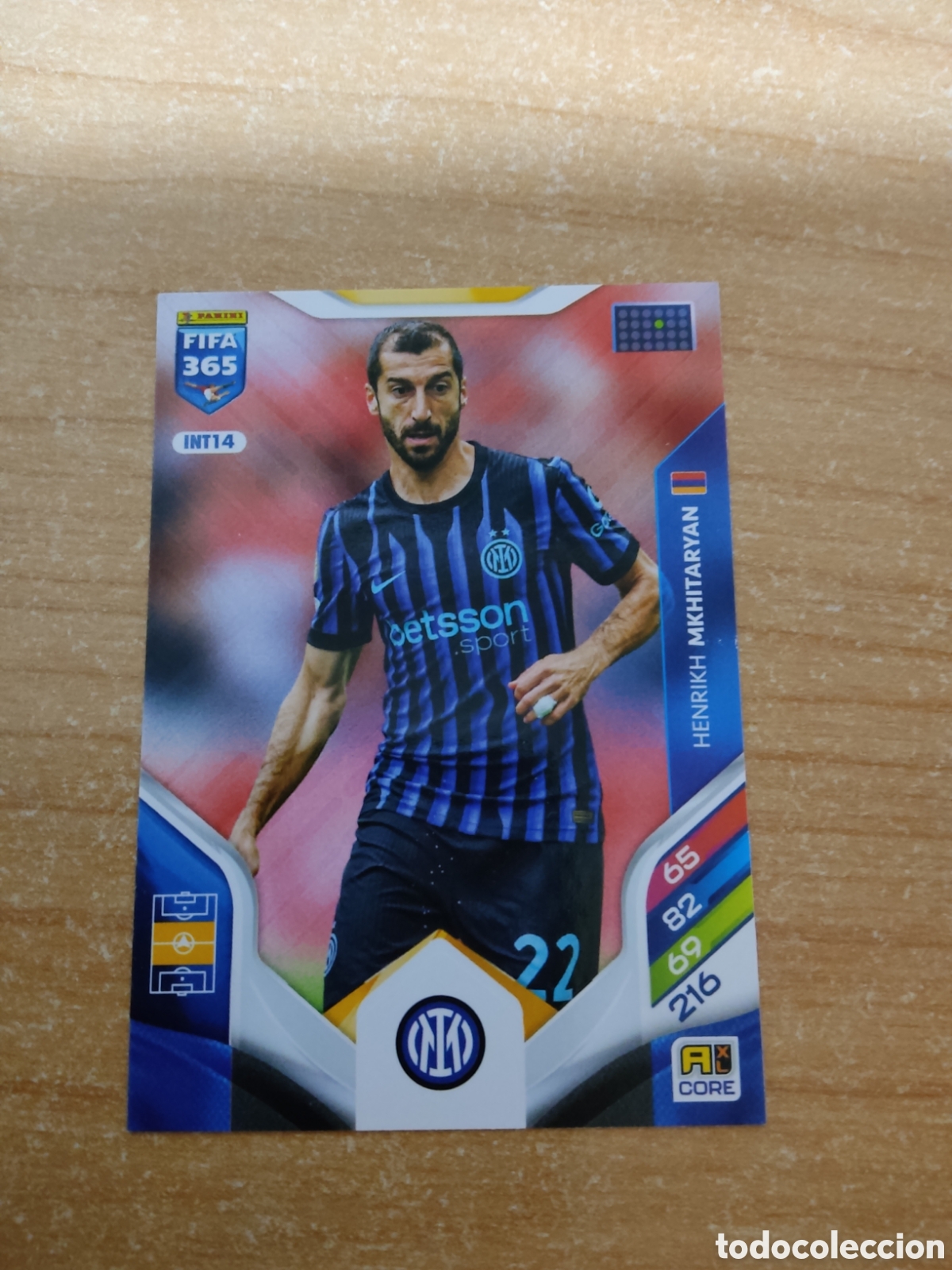 Cromos de f&uacute;tbol: 14 MKHITARYAN INTER MILAN FIFA 365 ADRENALYN 2026