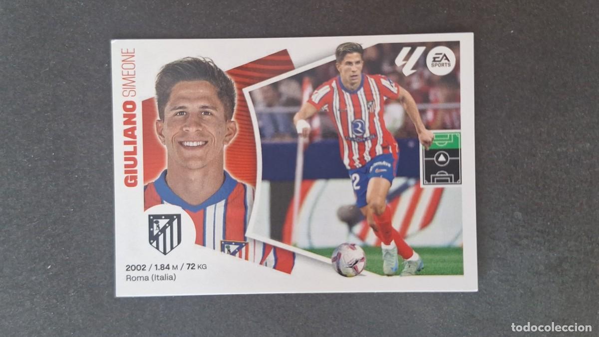 Cromos de f&uacute;tbol: L3 GIULIANO ATLETICO DE MADRID COLOCA LIGA ESTE 2024 2025 24 25 SIN PEGAR NUNCA PEGADO