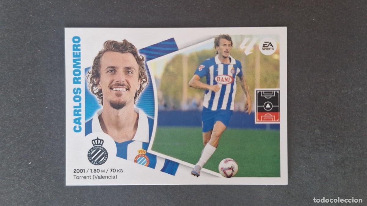 Cartes &agrave; collectionner de Football: L3 CARLOS ROMERO R. C. D. ESPA&Ntilde;OL COLOCA LIGA ESTE 2024 2025 24 25 SIN PEGAR NUNCA PEGADO