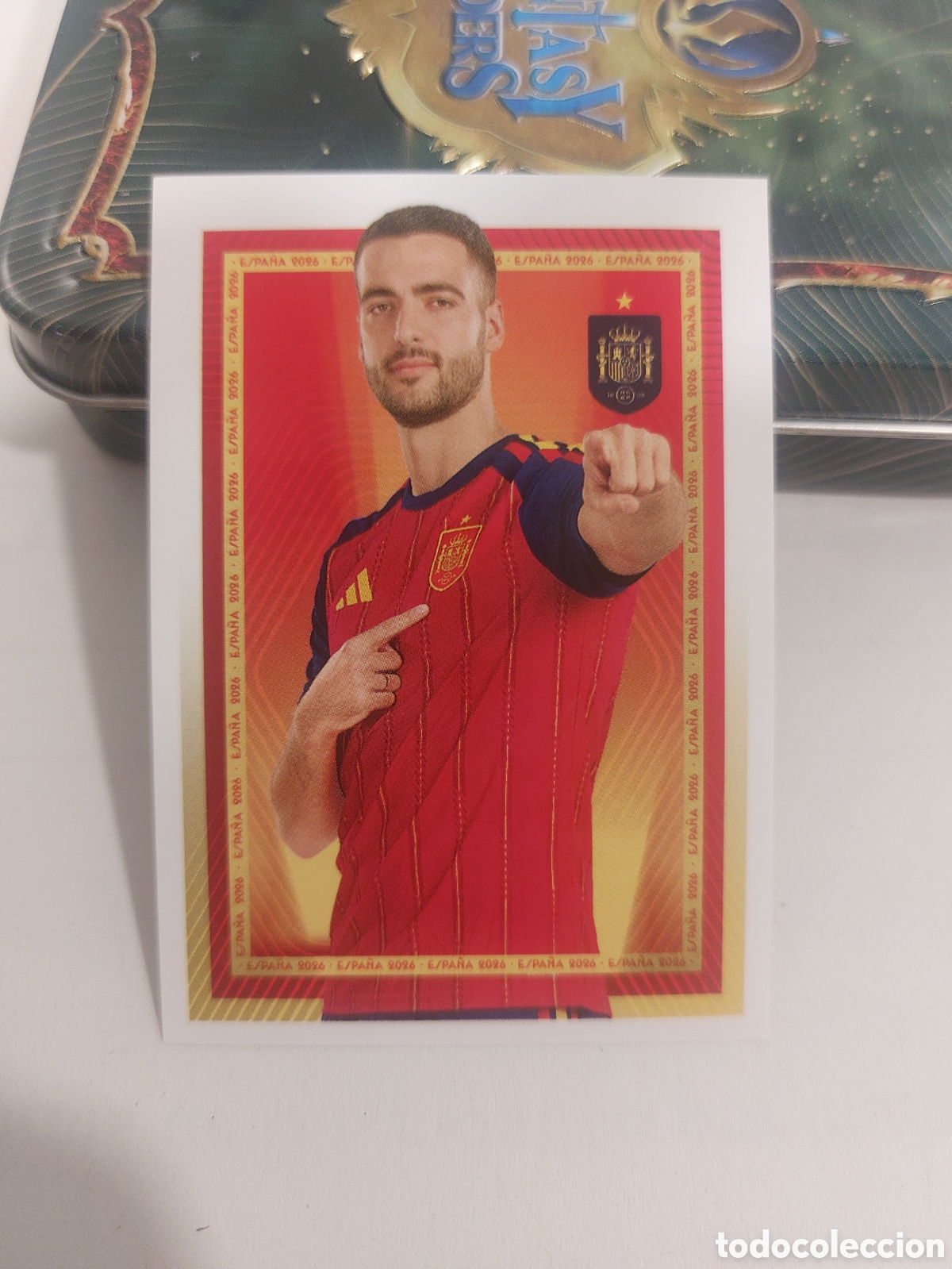 Cromos de f&uacute;tbol: 41 MIKEL MERINO SELECCION ESPA&Ntilde;OLA ESPA&Ntilde;A MUNDIAL CARREFOUR 26 PANINI 2026