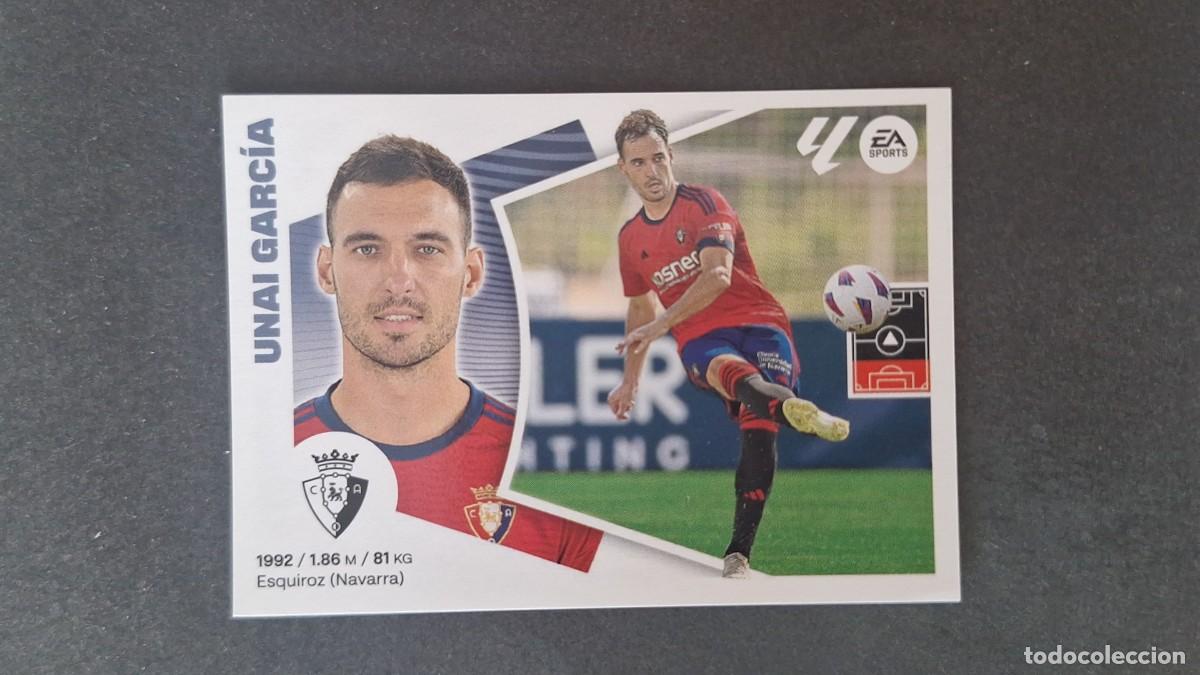 Cromos de f&uacute;tbol: L3 UNAI GARCIA C. A. OSASUNA COLOCA LIGA ESTE 2024 2025 24 25 SIN PEGAR NUNCA PEGADO