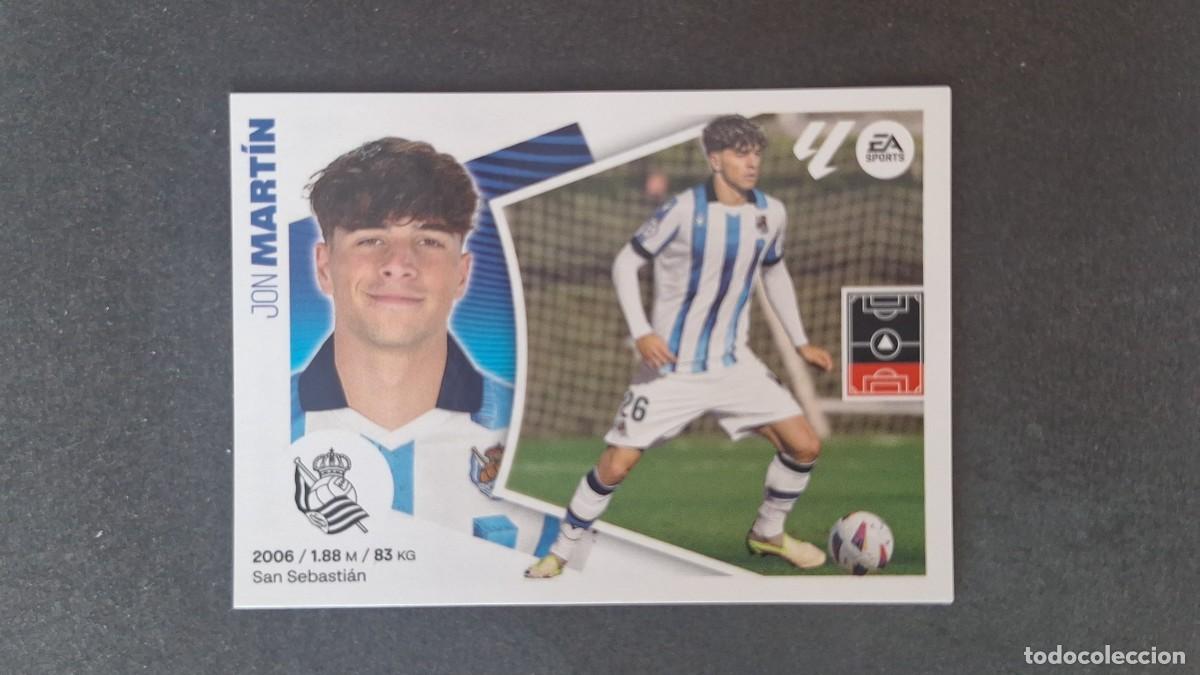 Cromos de f&uacute;tbol: L3 JON MARTIN REAL SOCIEDAD COLOCA LIGA ESTE 2024 2025 24 25 SIN PEGAR NUNCA PEGADO