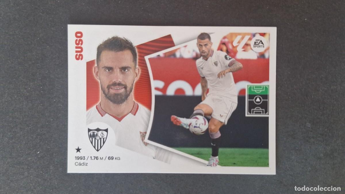 Cromos de f&uacute;tbol: L3 SUSO SEVILLA F. C. COLOCA LIGA ESTE 2024 2025 24 25 SIN PEGAR NUNCA PEGADO