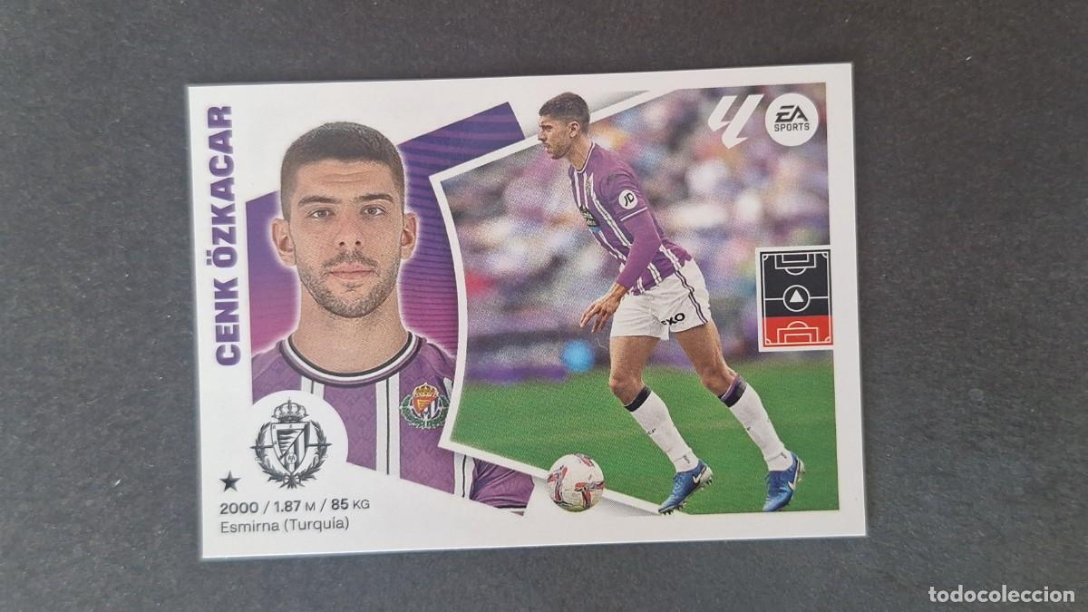 Cromos de f&uacute;tbol: L3 CENK &Ouml;ZKACAR REAL VALLADOLID COLOCA LIGA ESTE 2024 2025 24 25 SIN PEGAR NUNCA PEGADO