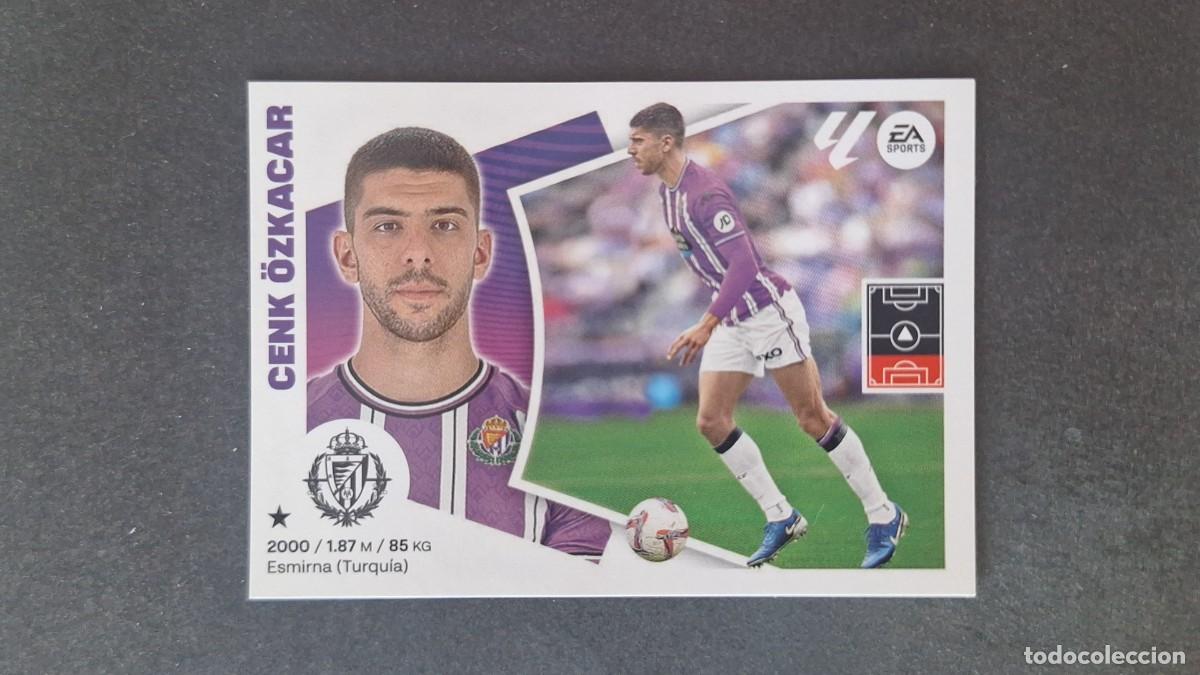 Cromos de f&uacute;tbol: L3 CENK &Ouml;ZKACAR REAL VALLADOLID COLOCA LIGA ESTE 2024 2025 24 25 SIN PEGAR NUNCA PEGADO