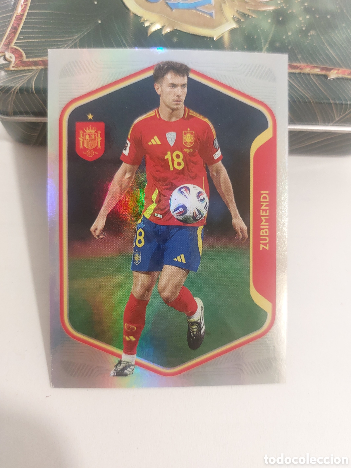 Cromos de f&uacute;tbol: 34 ZUBIMENDI SELECCION ESPA&Ntilde;OLA ESPA&Ntilde;A MUNDIAL CARREFOUR 26 PANINI 2026