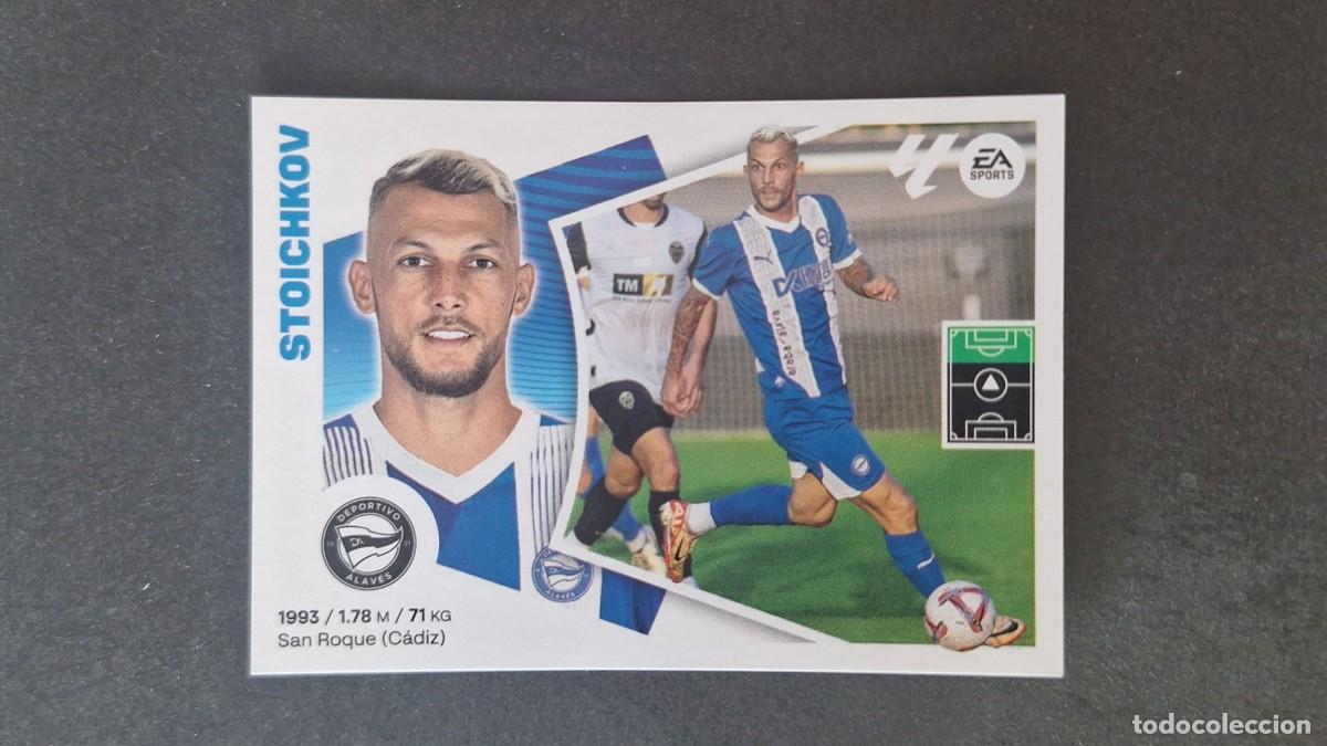 Cromos de f&uacute;tbol: L3 STOICHKOV DEPORTIVO ALAVES FICHAJE 5 LIGA ESTE 2024 2025 24 25 SIN PEGAR NUNCA PEGADO