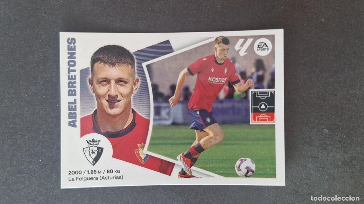Cromos de f&uacute;tbol: L3 ABEL BRETONES C. A. OSASUNA FICHAJE 10 LIGA ESTE 2024 2025 24 25 SIN PEGAR NUNCA PEGADO