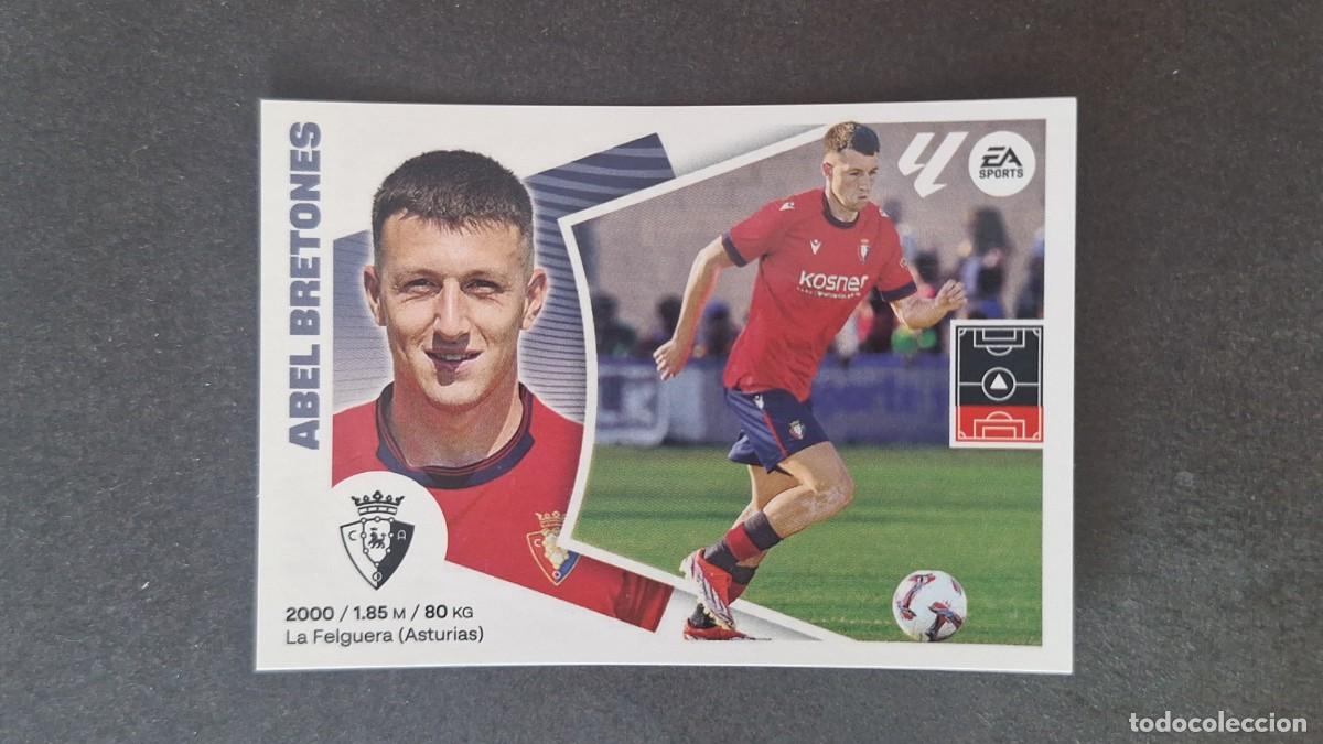 Cromos de f&uacute;tbol: L3 ABEL BRETONES C. A. OSASUNA FICHAJE 10 LIGA ESTE 2024 2025 24 25 SIN PEGAR NUNCA PEGADO