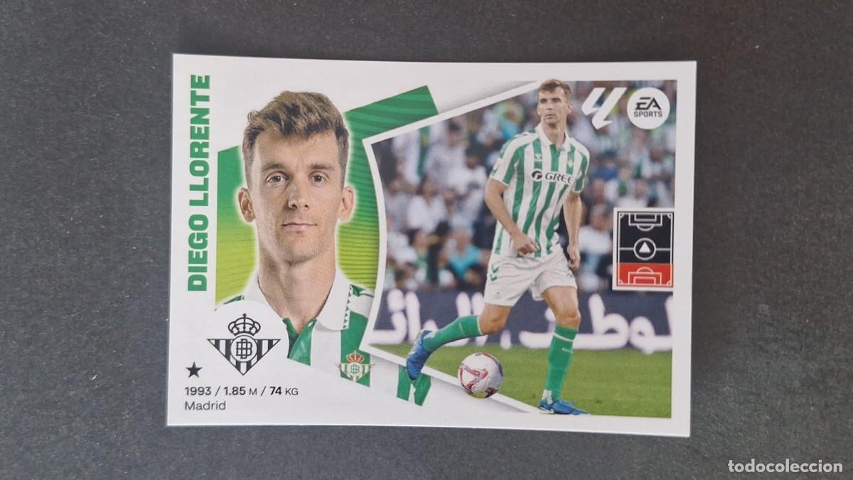 Cromos de f&uacute;tbol: L3 DIEGO LLORENTE REAL BETIS BALOMPIE FICHAJE 11 LIGA ESTE 2024 2025 24 25 SIN PEGAR NUNCA PEGADO