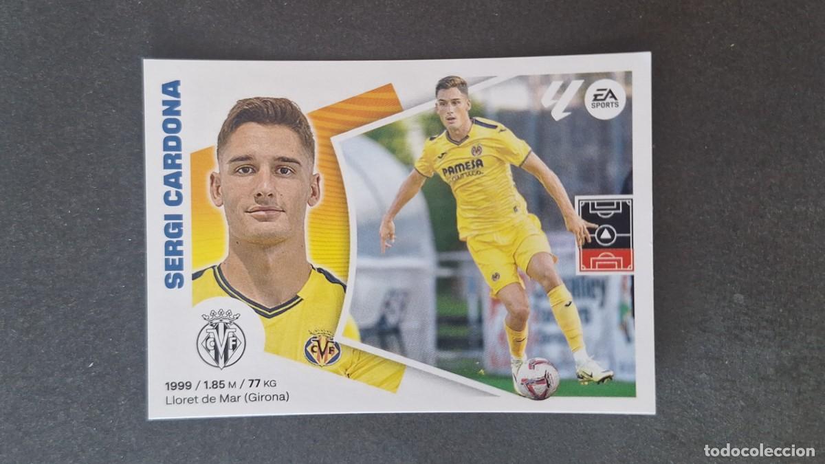 Cromos de f&uacute;tbol: L3 SERGI CARDONA VILLARREAL C. F. FICHAJE 13 LIGA ESTE 2024 2025 24 25 SIN PEGAR NUNCA PEGADO
