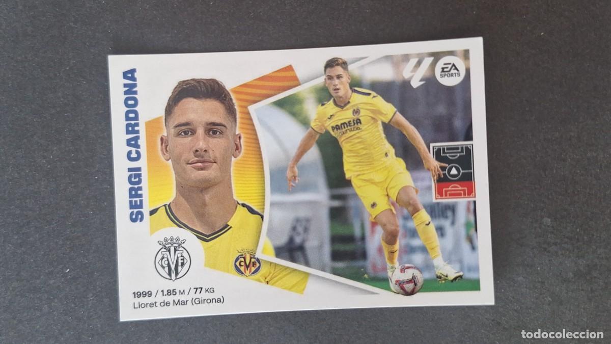 Cromos de f&uacute;tbol: L3 SERGI CARDONA VILLARREAL C. F. FICHAJE 13 LIGA ESTE 2024 2025 24 25 SIN PEGAR NUNCA PEGADO