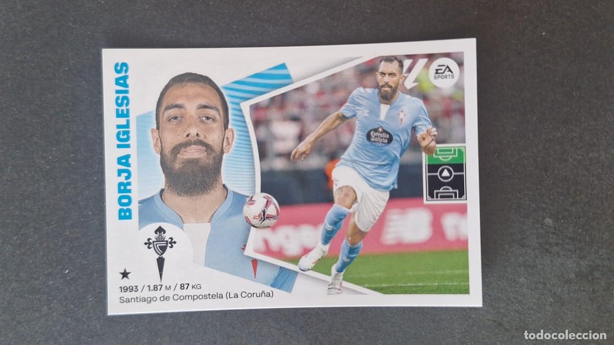 Cromos de f&uacute;tbol: L3 BORJA IGLESIAS CELTA DE VIGO FICHAJE 17 LIGA ESTE 2024 2025 24 25 SIN PEGAR NUNCA PEGADO