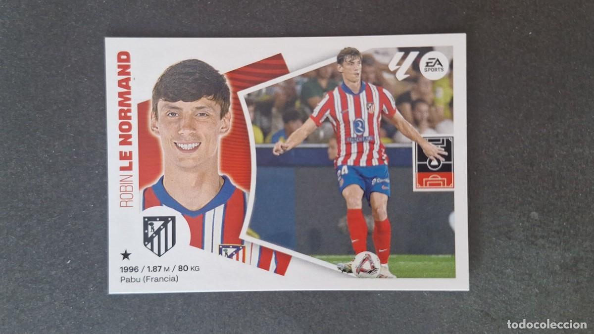 Cromos de f&uacute;tbol: L3 LE NORMAND ATLETICO DE MADRID FICHAJE 23 LIGA ESTE 2024 2025 24 25 SIN PEGAR NUNCA PEGADO