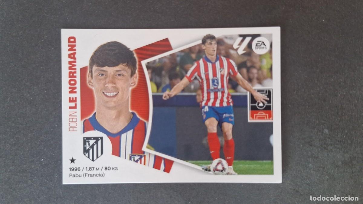 Cromos de f&uacute;tbol: L3 LE NORMAND ATLETICO DE MADRID FICHAJE 23 LIGA ESTE 2024 2025 24 25 SIN PEGAR NUNCA PEGADO