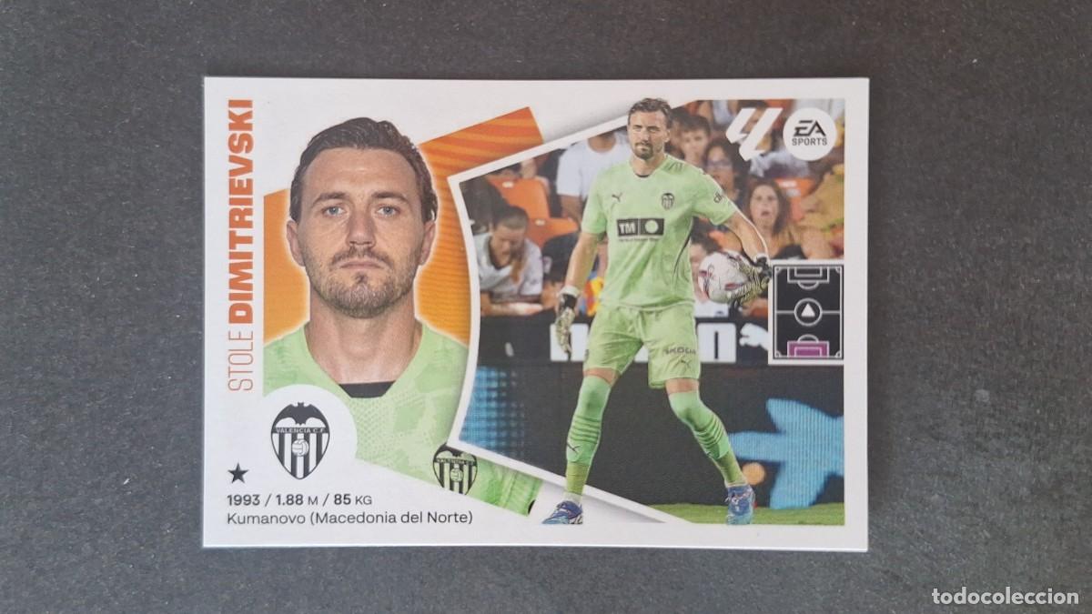 Cromos de f&uacute;tbol: L3 DIMITRIEVSKI VALENCIA C. F. FICHAJE 25 LIGA ESTE 2024 2025 24 25 SIN PEGAR NUNCA PEGADO