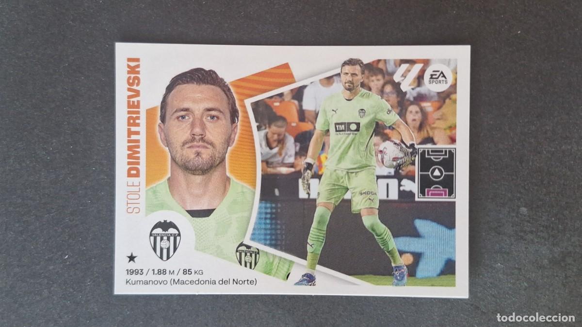 Cromos de f&uacute;tbol: L3 DIMITRIEVSKI VALENCIA C. F. FICHAJE 25 LIGA ESTE 2024 2025 24 25 SIN PEGAR NUNCA PEGADO