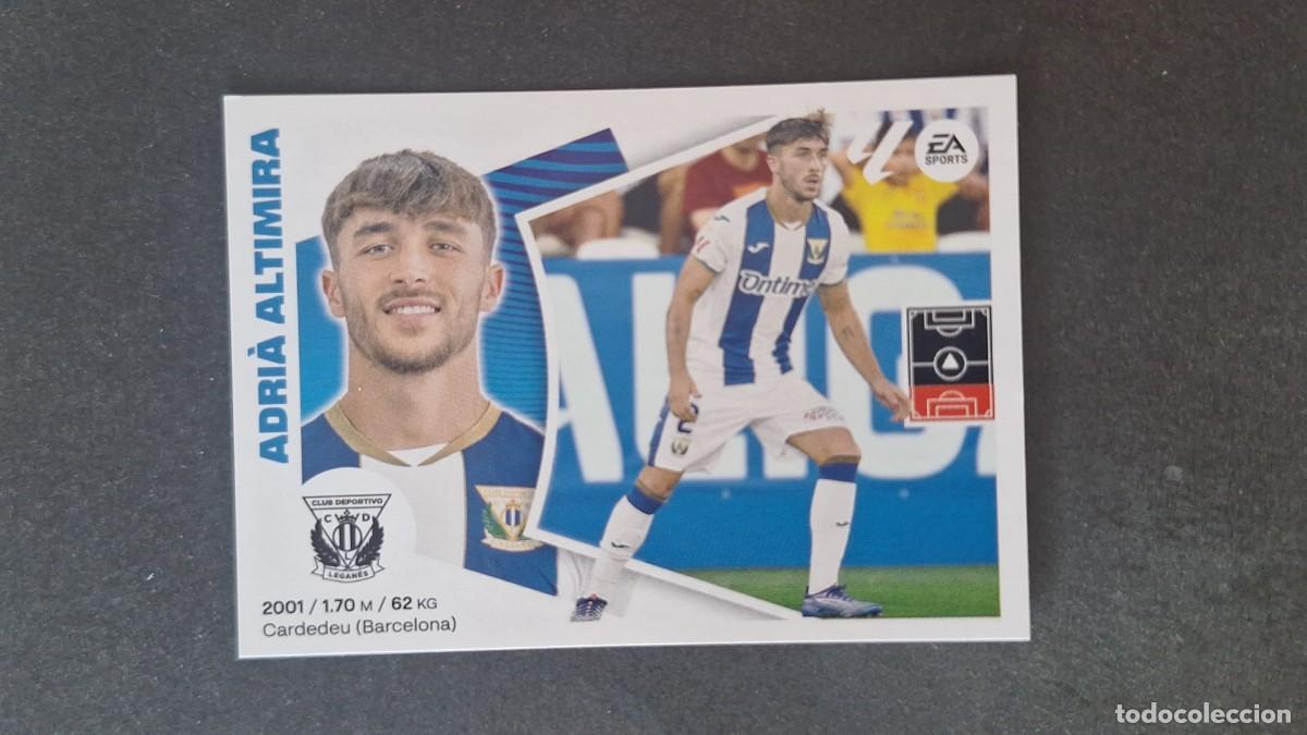 Cromos de f&uacute;tbol: L3 ADRIA ALTIMIRA C. D. LEGANES FICHAJE 27 LIGA ESTE 2024 2025 24 25 SIN PEGAR NUNCA PEGADO