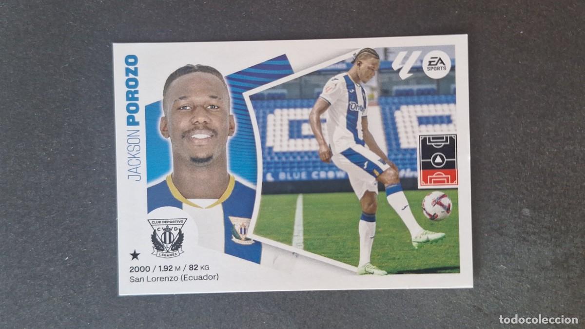 Fu&szlig;ball-Sticker: L3 POROZO C. D. LEGANES FICHAJE 44 LIGA ESTE 2024 2025 24 25 SIN PEGAR NUNCA PEGADO