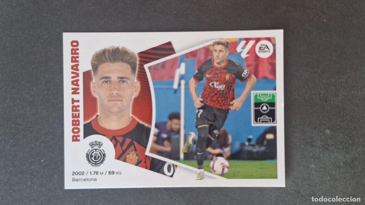 Fu&szlig;ball-Sticker: L3 ROBERT NAVARRO R. C. D. MALLORCA FICHAJE 45 LIGA ESTE 2024 2025 24 25 SIN PEGAR NUNCA PEGADO