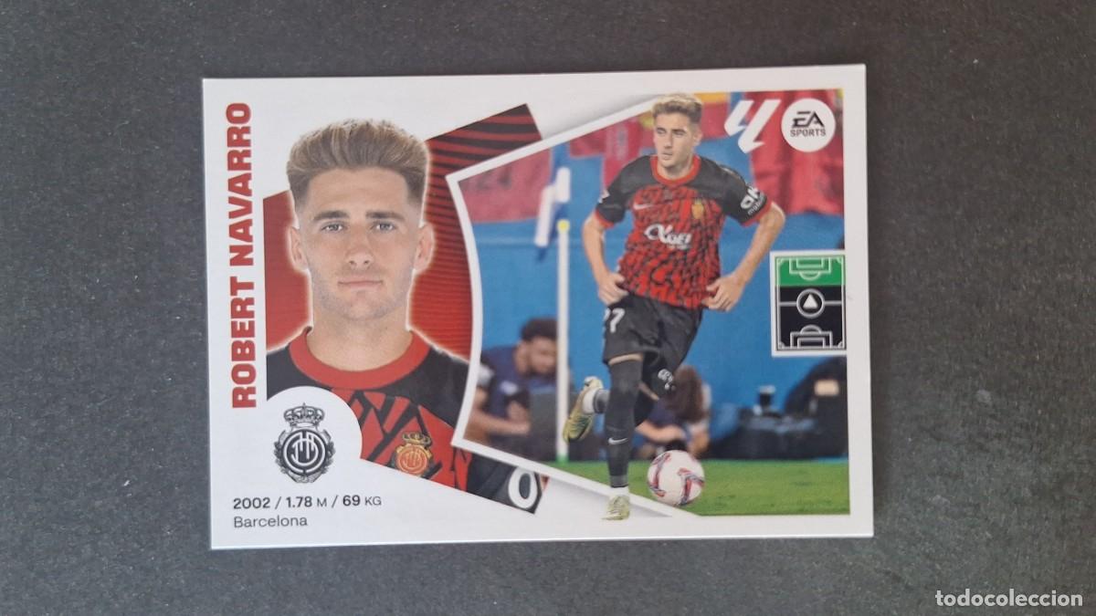 Fu&szlig;ball-Sticker: L3 ROBERT NAVARRO R. C. D. MALLORCA FICHAJE 45 LIGA ESTE 2024 2025 24 25 SIN PEGAR NUNCA PEGADO
