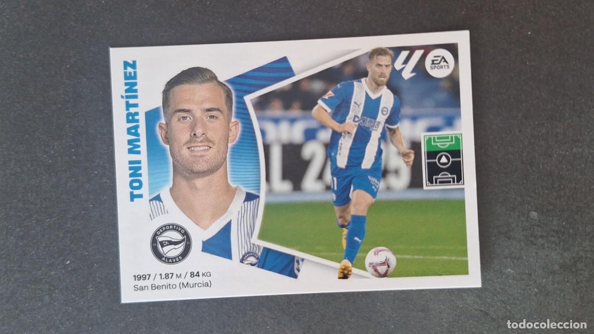 Fu&szlig;ball-Sticker: L3 TONI MARTINEZ DEPORTIVO ALAVES FICHAJE 46 LIGA ESTE 2024 2025 24 25 SIN PEGAR NUNCA PEGADO
