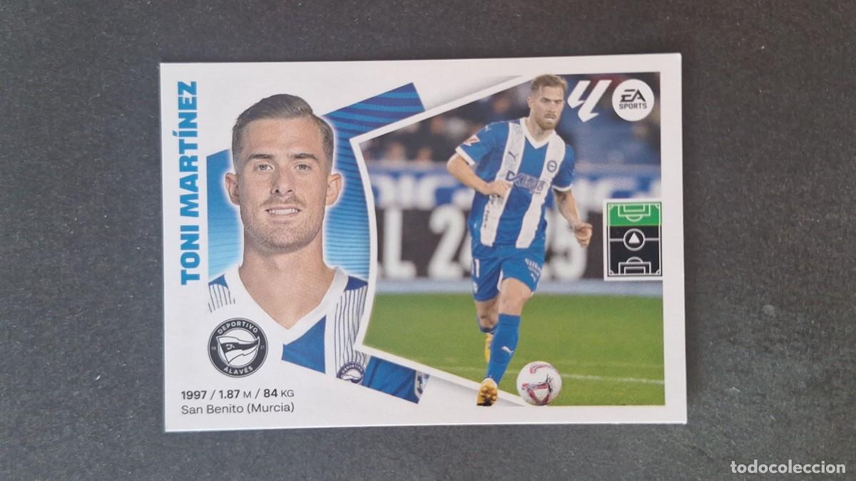 Fu&szlig;ball-Sticker: L3 TONI MARTINEZ DEPORTIVO ALAVES FICHAJE 46 LIGA ESTE 2024 2025 24 25 SIN PEGAR NUNCA PEGADO