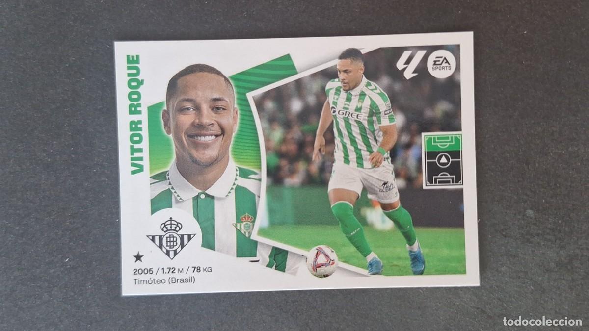 Fu&szlig;ball-Sticker: L3 VITOR ROQUE REAL BETIS BALOMPIE FICHAJE 47 LIGA ESTE 2024 2025 24 25 SIN PEGAR NUNCA PEGADO