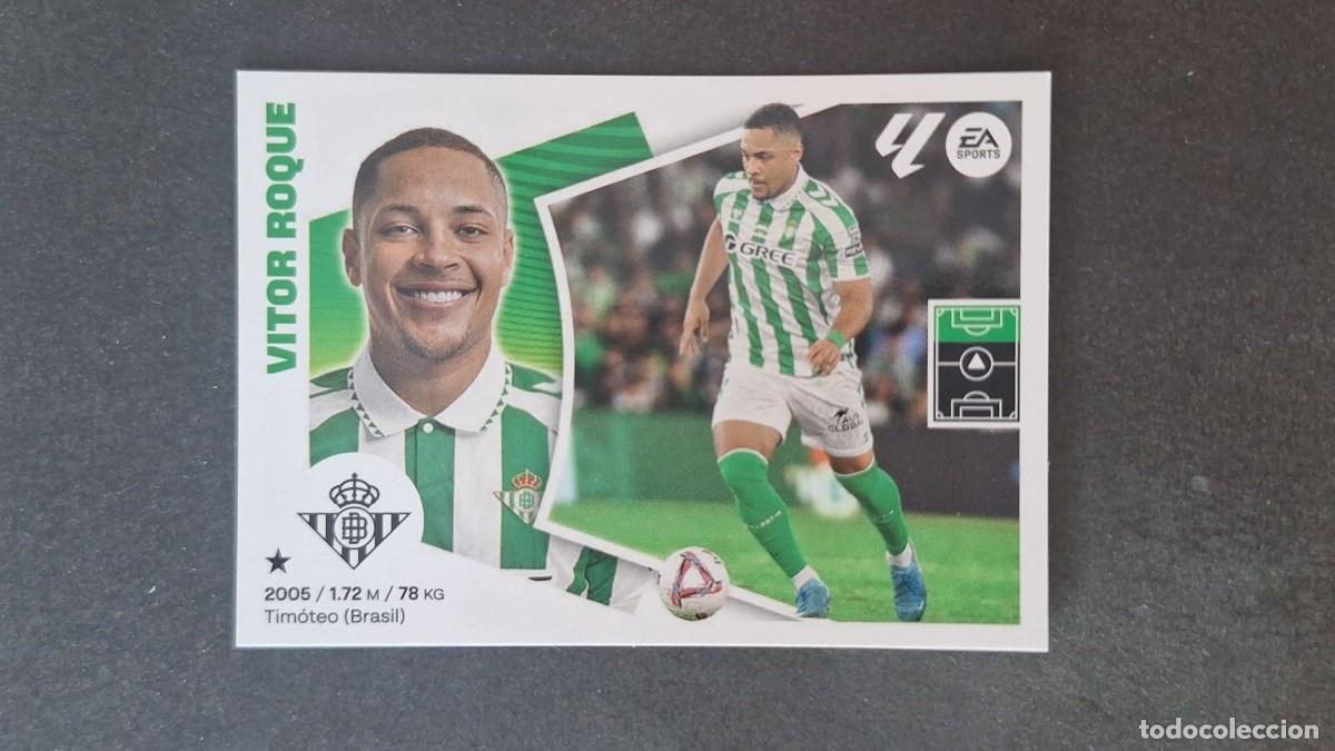 Fu&szlig;ball-Sticker: L3 VITOR ROQUE REAL BETIS BALOMPIE FICHAJE 47 LIGA ESTE 2024 2025 24 25 SIN PEGAR NUNCA PEGADO