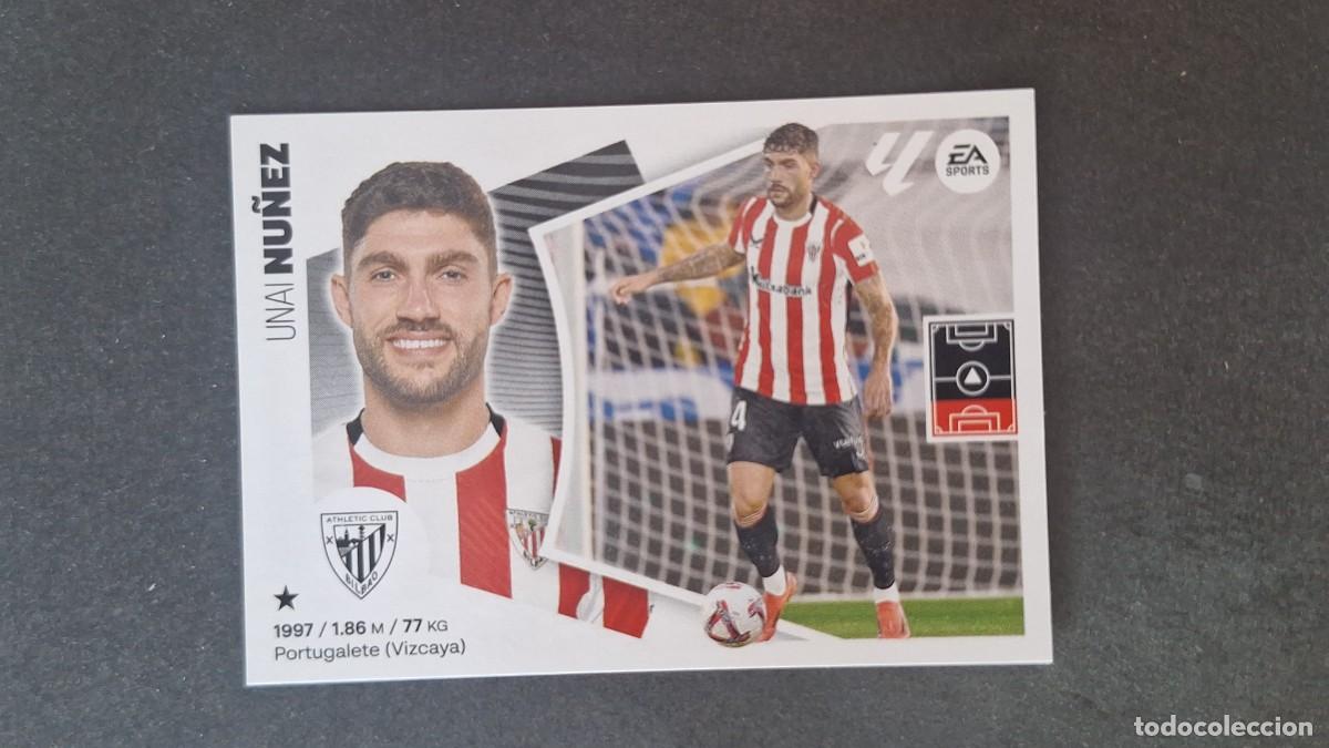 Cromos de f&uacute;tbol: L3 NU&Ntilde;EZ ATHLETIC CLUB DE BILBAO FICHAJE 50 LIGA ESTE 2024 2025 24 25 SIN PEGAR NUNCA PEGADO