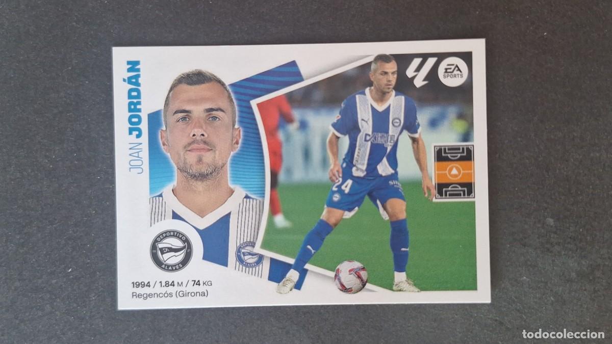 Cromos de f&uacute;tbol: L3 JORDAN DEPORTIVO ALAVES FICHAJE 58 LIGA ESTE 2024 2025 24 25 SIN PEGAR NUNCA PEGADO