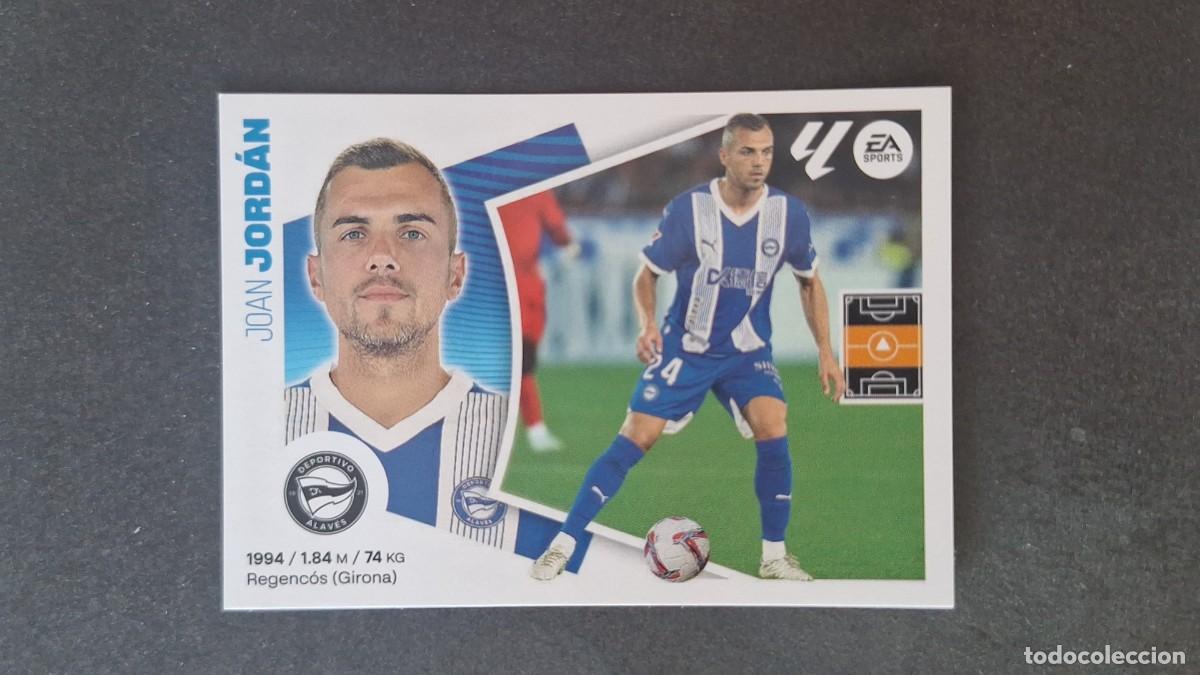 Cromos de f&uacute;tbol: L3 JORDAN DEPORTIVO ALAVES FICHAJE 58 LIGA ESTE 2024 2025 24 25 SIN PEGAR NUNCA PEGADO
