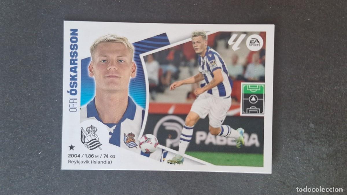 Cromos de f&uacute;tbol: L3 OSKARSSON REAL SOCIEDAD FICHAJE 61 LIGA ESTE 2024 2025 24 25 SIN PEGAR NUNCA PEGADO