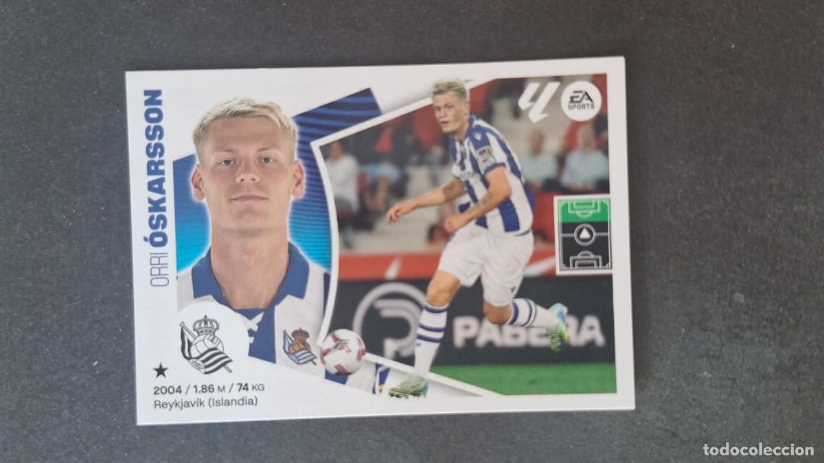 Cromos de f&uacute;tbol: L3 OSKARSSON REAL SOCIEDAD FICHAJE 61 LIGA ESTE 2024 2025 24 25 SIN PEGAR NUNCA PEGADO