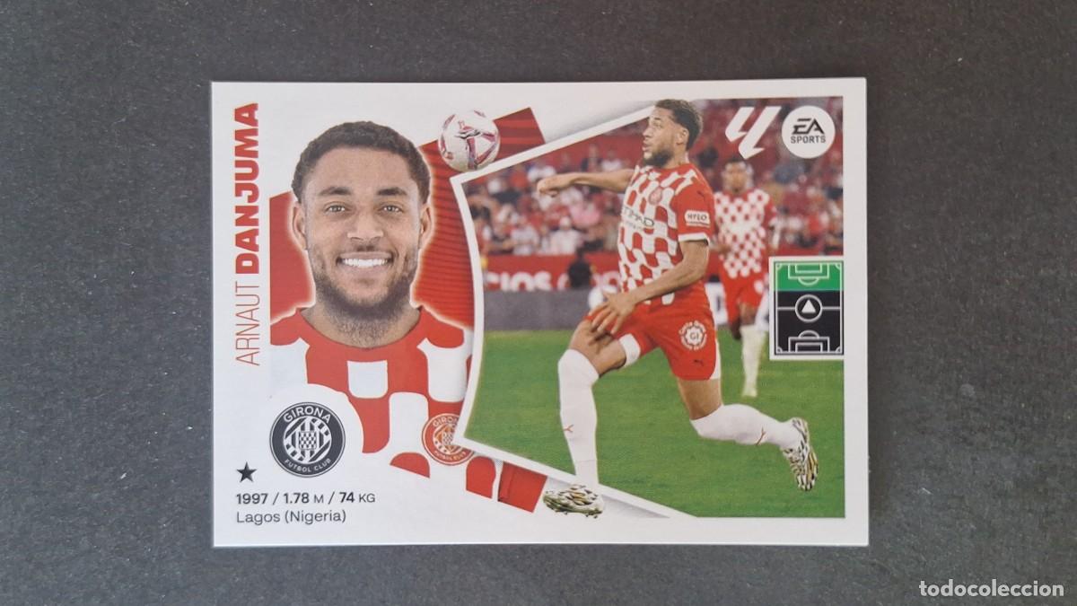Cromos de f&uacute;tbol: L3 DANJUMA GIRONA F. C. FICHAJE 63 LIGA ESTE 2024 2025 24 25 SIN PEGAR NUNCA PEGADO