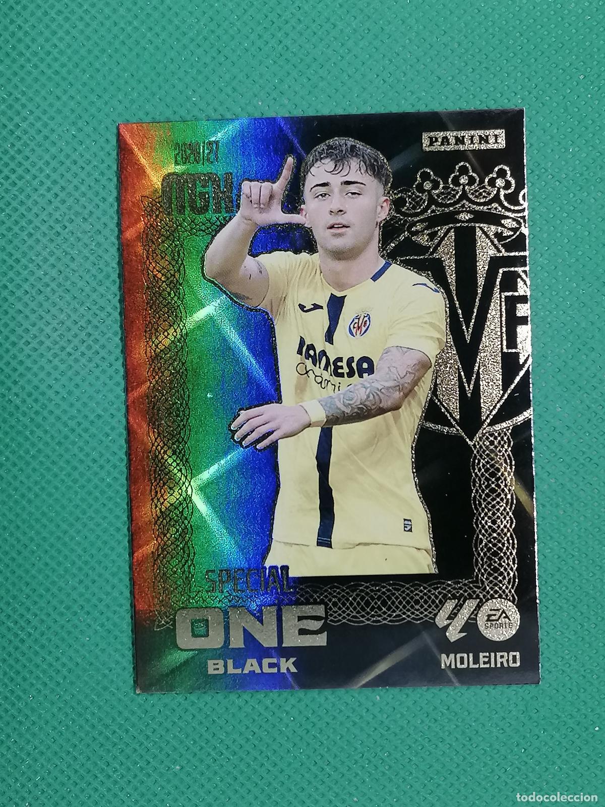 Cartes &agrave; collectionner de Football: MOLEIRO VILLARREAL SPECIAL ONE BLACK ⚽ MEGACRACKS LIGA 2026 2027 26 27 ⚽