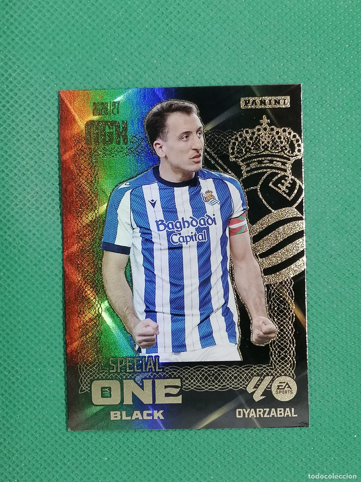Cartes &agrave; collectionner de Football: OYARZABAL REAL SOCIEDAD SPECIAL ONE BLACK ⚽ MEGACRACKS LIGA 2026 2027 26 27 ⚽