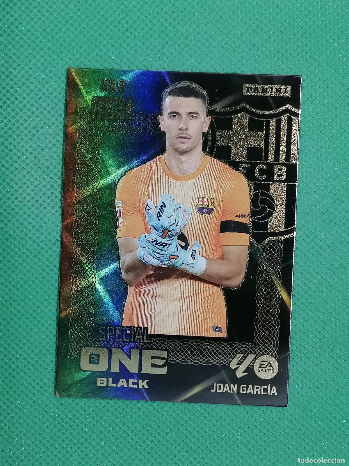 Cartes &agrave; collectionner de Football: JOAN GARCIA BARCELONA SPECIAL ONE BLACK ⚽ MEGACRACKS LIGA 2026 2027 26 27 ⚽