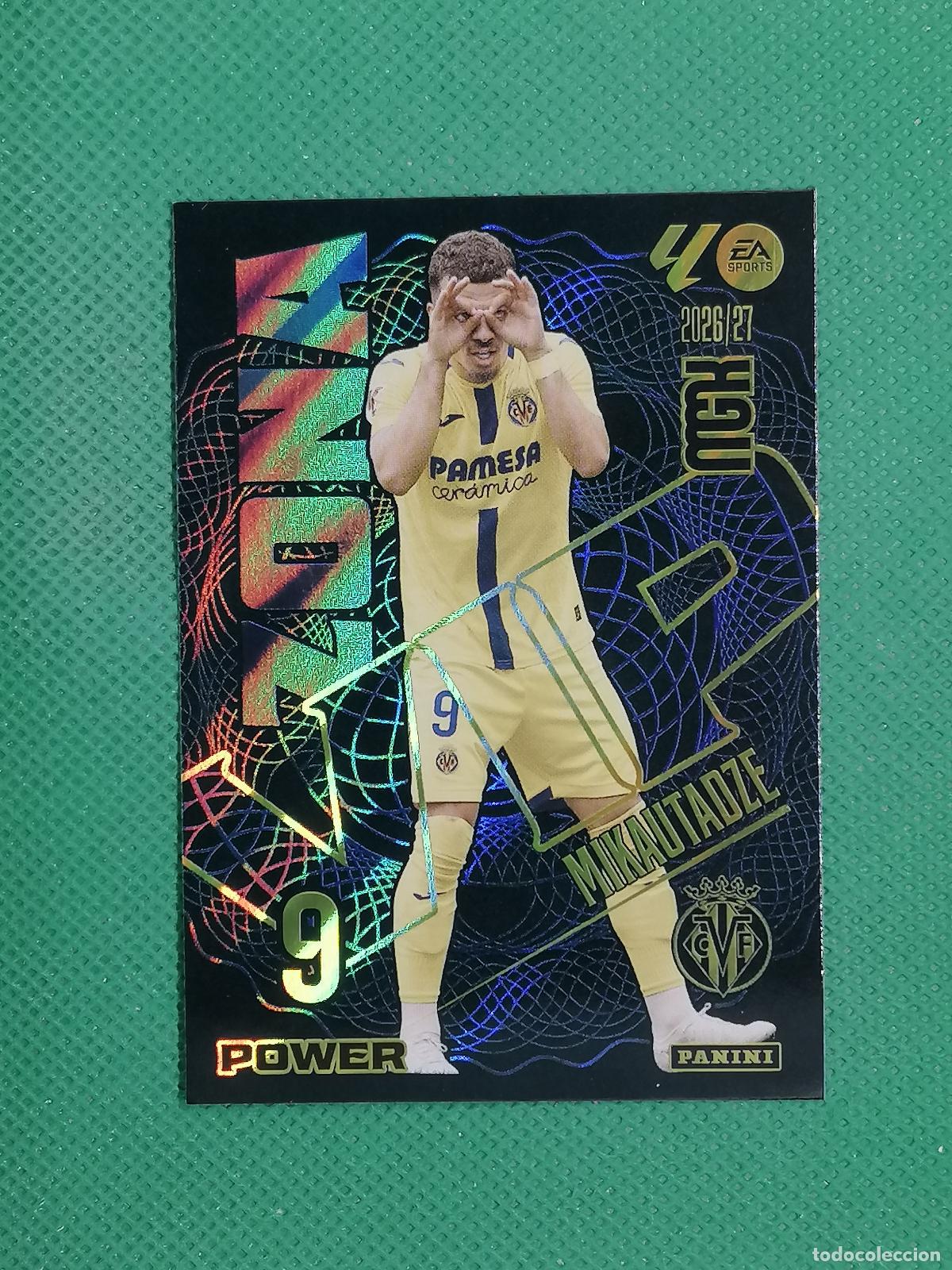 Figurine di Calcio: 402 P 402P MIKAUTADZE VILLARREAL ZONA VIP POWER ⚽ MEGACRACKS LIGA 2026 2027 26 27 ⚽