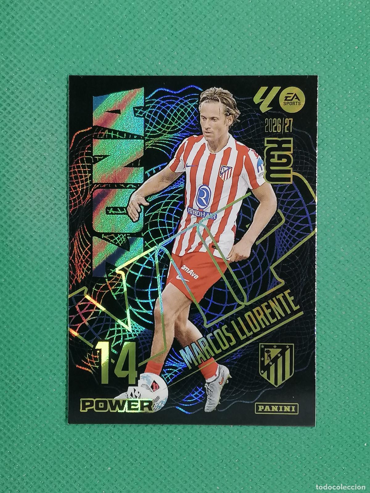 Figurine di Calcio: 401 P 401P MARCOS LLORENTE ATLETICO DE MADRID ZONA VIP POWER ⚽ MEGACRACKS LIGA 2026 2027 26 27 ⚽