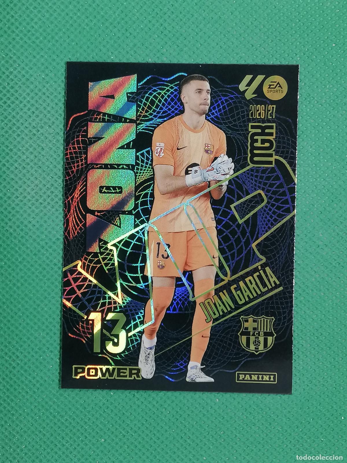 Figurine di Calcio: 399 P 399P JOAN GARCIA BARCELONA ZONA VIP POWER ⚽ MEGACRACKS LIGA 2026 2027 26 27 ⚽