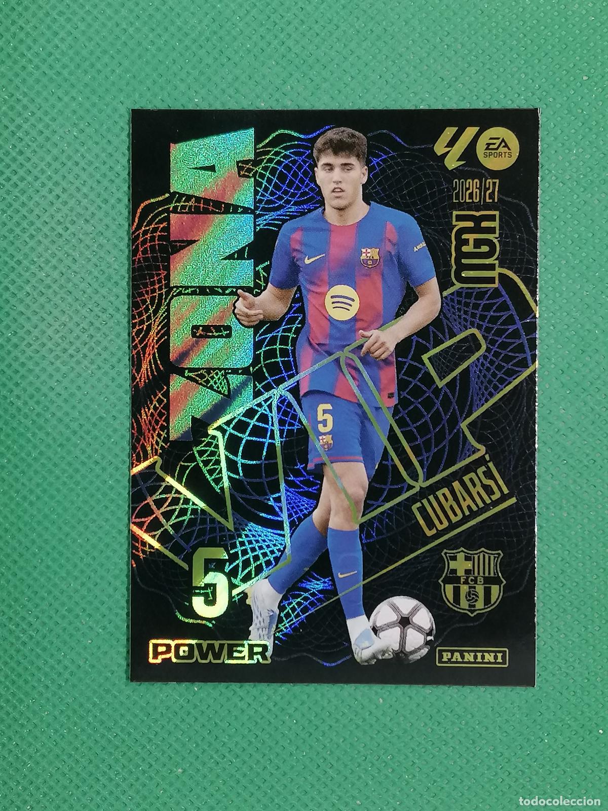 Cromos de f&uacute;tbol: 391 P 391P CUBARSI BARCELONA ZONA VIP POWER ⚽ MEGACRACKS LIGA 2026 2027 26 27 ⚽
