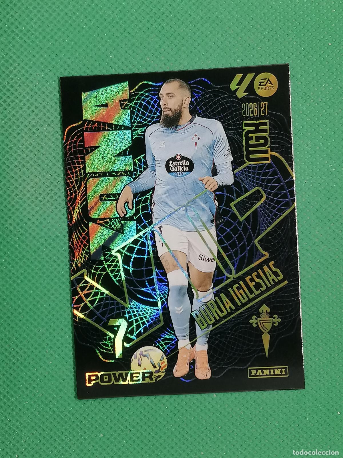 Cromos de f&uacute;tbol: 389 P 389P BORJA IGLESIAS CELTA ZONA VIP POWER ⚽ MEGACRACKS LIGA 2026 2027 26 27 ⚽