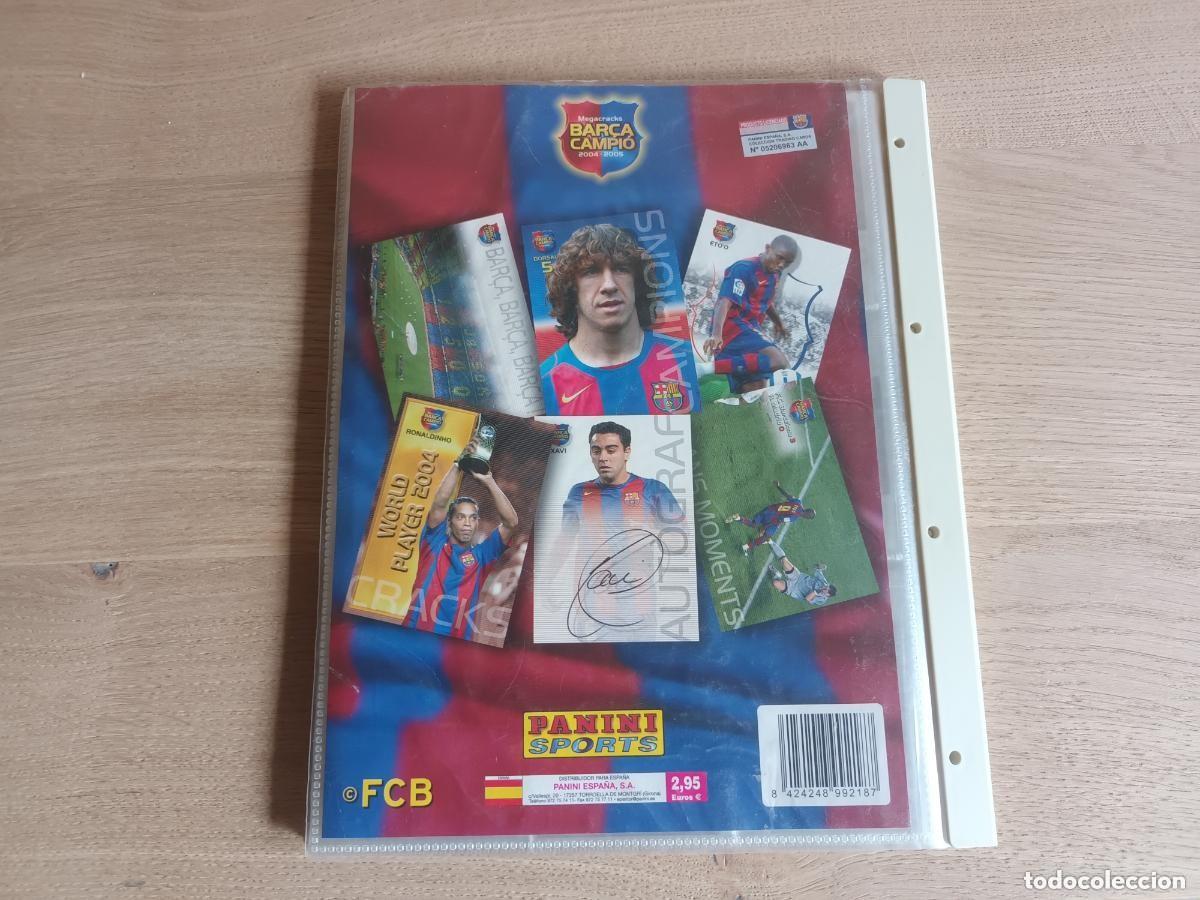 Cromos de f&uacute;tbol: ALBUM CROMOS MEGACRACKS. 2004 2005. BAR&Ccedil;A CAMPI&Oacute;. MESSI ROOKIE. FUTBOL BARCELONA